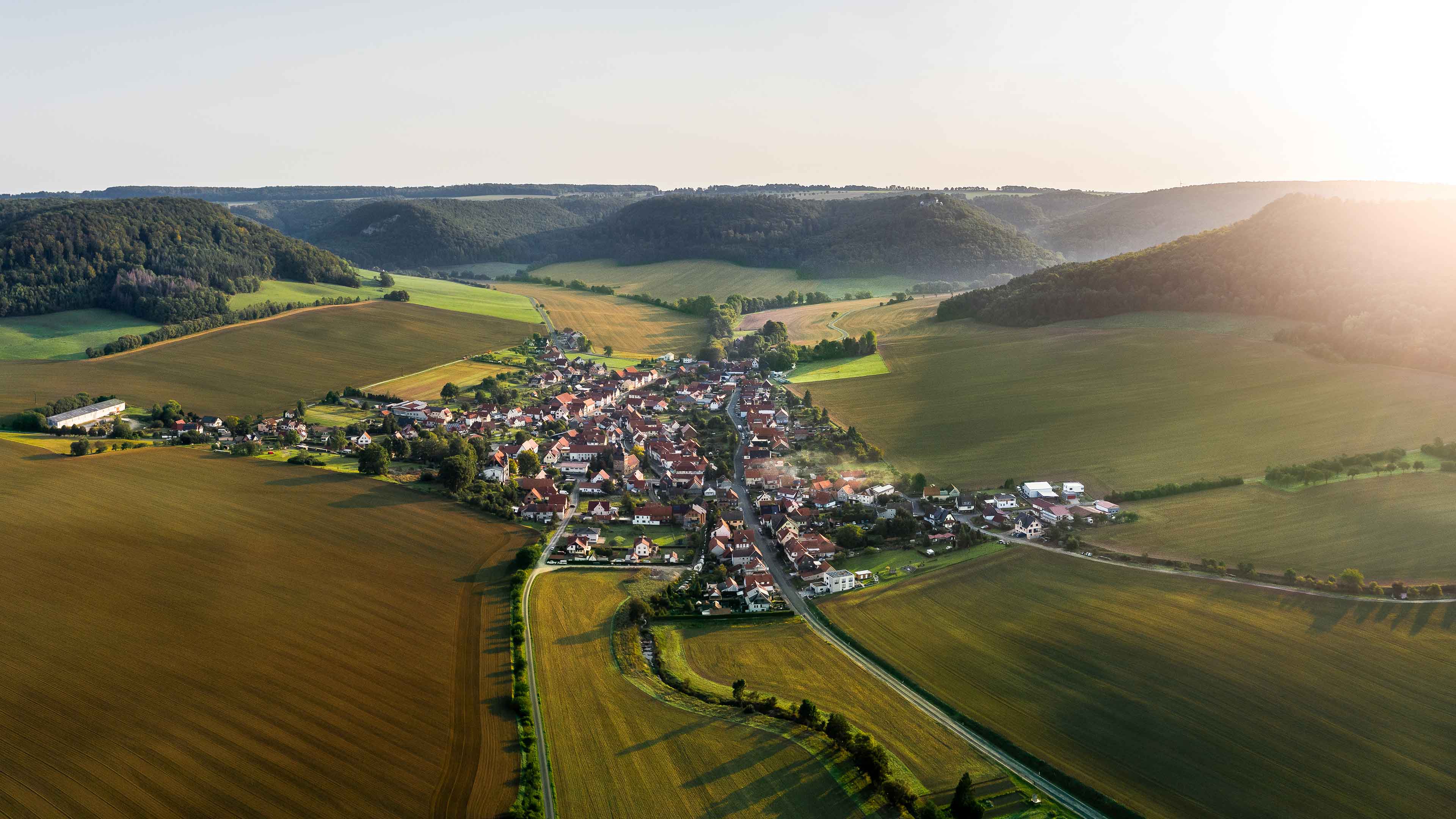 Luftbild Ortschaft Martinfeld